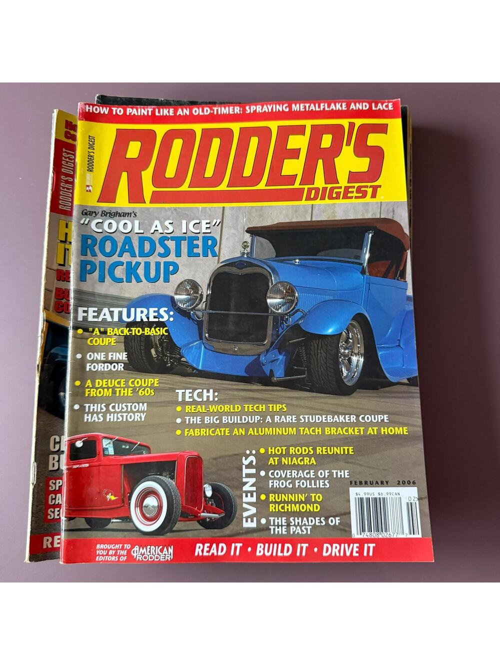 Vintage Hot Rodder Chevy Auto Magazine Custom Rodder B2